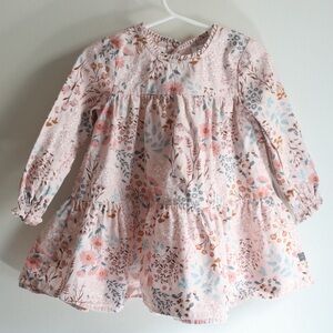 Modern Moments Floral Long Sleeve Dress | Size 2T | Cottagecore